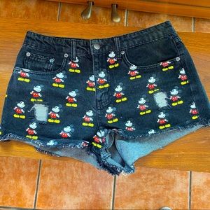 Mickey Mouse Mini Shorts